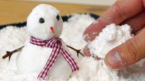 Wanna Build A Snowman How To Make Fake Snow Con Imagenes Como Hacer Nieve Manualidades Nieve Artificial
