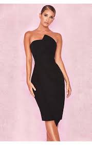 Clothing Structured Dresses Uma Black Fold Front Mini Dress Cocktail Dress Classy Classy Dress Black Dresses Classy