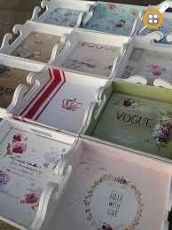 Ahsap Boyama Tepsi Modelleri 164 Adet Ahsap Tepsi Boyama Ve Susleme Tepsi Suslemeler Decoupage