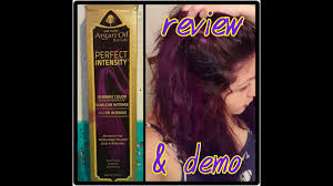 one n only argan oil hair color review and demo