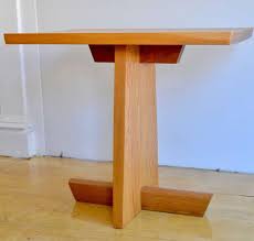 Mira Nakashima Greenrock End Table New Hope Pa 1996 Oak End Tables End Tables Table