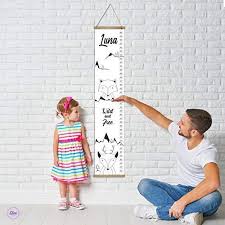 Amazon Com Personalized Baby Growth Chart Ruler Wall Decor
