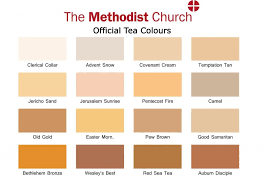 The Official Tea Colours Of The British Methodist Church