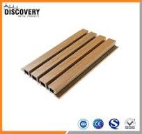 Outdoor Waterproof WPC PVC Wall Panel Fluted Surface Textures Decorative Wall Covering Cladding Material