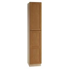 Product overview stylish, practical and durable, the 2 door single drawer cabinet utilizes floor space, with a spacious interior for your kitchen essentials. Hargrove Assembled 18x90x24 In 2 Single Door 4 Rollout Trays Hinge Left Utilty Kitchen Cabinet In Single Doors Home Decorators Collection Staining Cabinets