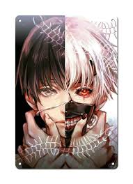 Add to favorites tokyo ghoul kaneki ken mask face masks cosplay anime dustproof zipper masks props designmaskboutique 3.5 out of 5 stars (88. Dreamawsl Tokyo Ghoul Poster Kaneki Ken Poster Japan Manga Anime Poster Metal Decoration Tin Sign 12 X 8 Inch 30x20cm Buy Online In Guernsey At Guernsey Desertcart Com Productid 184982149