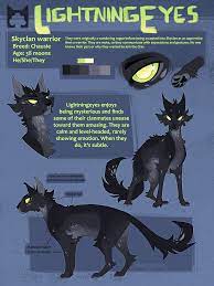 Lightningeyes Reference Sheet By Nightrizer On Deviantart Warrior Cats Comics Warrior Cats Fan Art Warrior Cat Oc