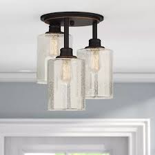 Vivian 3 Light 12 6 Semi Flush Mount Semi Flush Ceiling Lights Flush Ceiling Lights Flush Mount Ceiling Lights
