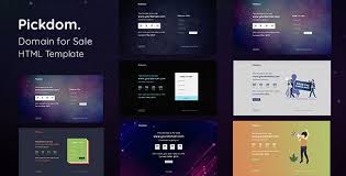 Pickdom V1 0 Domain For Sale Html Template Themelock Com Free Premium Themes Templates