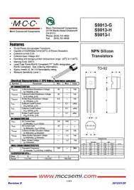 Replacement and equivalent for s9013 you can replace the s9013 with the mps6532 , mps6601 , mps6601g , mps6602 , mps6602g , mpsw01 , mpsw01a , mpsw01ag or mpsw01g. S9013h Datasheet Equivalent Cross Reference Search Transistor Catalog