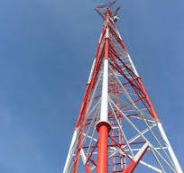 30m 60m HDG Communication Radio Television Telecom Tubular Tower Steel Tube  Mobile Phone 3 Legs 4 Legs Antenna Mast