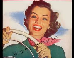 Impresión artística retro divertida de 8 x 10