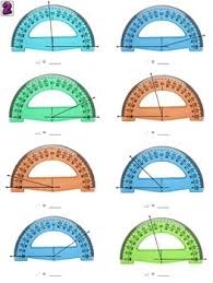 Check spelling or type a new query. Measuring Angles Using A Protractor Color Worksheets Task Cards