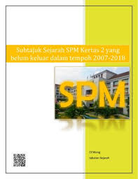 Soalan sebenar sejarah kertas 2 spmu 2018 (spm ulangan 2018). Wong Chee Chong Official Homepage Fliphtml5