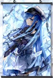 Japanese Anime Akame Ga Kill Esdeath Poster Wall Scroll Art Home Decor 60x90cm Affiliate Akame Ga Kill Akame Ga Female Anime