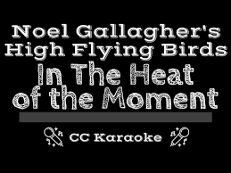 Birds Flying High Lyrics Karaoke Noel Gallagher S High Flying Birds In The Heat Of The Moment Cc Karaoke Instrumental Lyrics Youtube