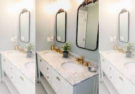 Industrial bathroom with geometric washbasin. 15 Vintage Bathroom Ideas That Are Totally Timeless But Updated Inspired Design Talk