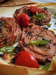 turkish grilled sheep or lamb bowel kokorec kokorech yeme icme yemek kebap