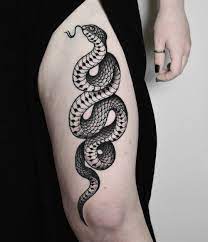 Paraschos A On Instagram Another One Of My Snakes Finally Found His Eternal Owner Thanks For The Trust Eleni Tattooat Greek Tattoos Tattoos Snake Tattoo