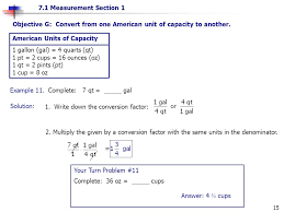 Objective A Convert From One American Unit Of Length To