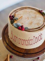 Buon Onomastico Davide Torte Buon Onomastico Vegani