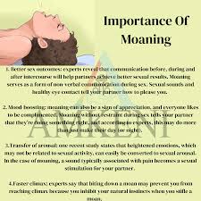 Importance Of Moaning – AMKENI ORGANIZATION