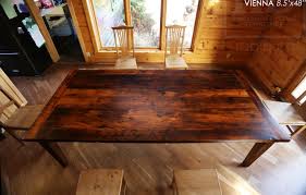 Ontario Reclaimed Wood Harvest Tables Custom Built By Hd Threshing Floor Furniture Www Table Ca In 2020 Harvest Table Harvest Dining Table Table