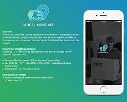 Parcel Move Ios Template Web Design Templates Moves App