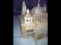 Gambar kerajinan masjid dari stik es krim. Miniatur Masjid Dari Stik Es Krim Youtube