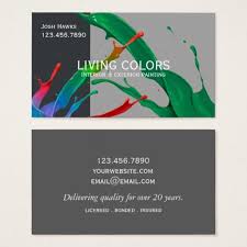 Stroke the brushes with love. Professional Painting Company Business Card Zazzle Com In 2021 Company Business Cards Professional Paintings Professional Business Cards
