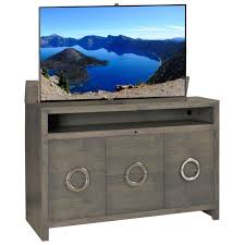 Enclave Grey Tv Lift Cabinet Tv Lift Cabinet Pop Up Tv Cabinet Hidden Tv