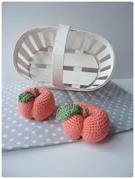 Peches Au Crochet Cam Drey Bricolent Tricot Et Crochet Crochet Fruits En Crochet
