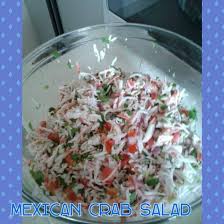 How To Make A Mexican Crab Salad Imitation Crab Salad Crab Salad Crab Salad Recipe