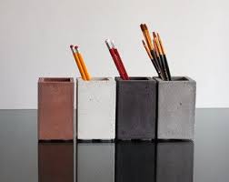 Coupe Du Beton Crayon De La Coupe Porte Crayon Porte Stylo Pot A Stylo Titulaire De Pinceaux Porte Brosse A Dents P Pen Holders Pencil Holder Pencil Cup