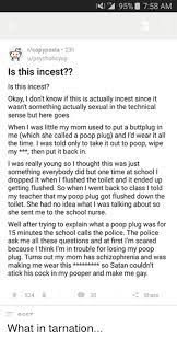 95 758 Am Rcopy Pasta 23h Upsychohcysp Is This Incest Is This Incest Okay Don T Know If This Is Actually Incest Since It Wasn T Something Actually Sexual In The Technical Sense But