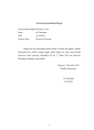 123 543 3214 45645 324234 123. B Surat Pernyataan Bebas Plagiat