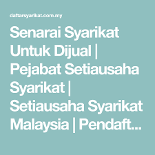 Hometagssenarai nama syarikat sdn bhd untuk dijual. Pin On Business Registration Malaysia