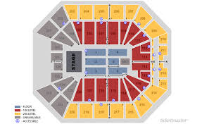 Clean Arco Arena Seating Chart With Seat Numbers Oracle