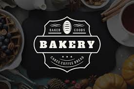 Download Bakery Logos And Badges In Logo Templates On Yellow Images Creative Store PSD Mockup Templates