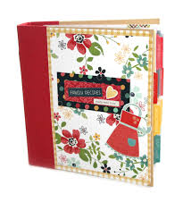 Simple Stories Homespun Recipe Sn P Binder Class Kit Recipe Book Diy Scrapbook Recipe Book Christmas Scrapbook Layouts