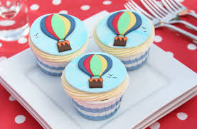 Hot air balloons use simple principles from physics to create the serene sense of natural flight. Hot Air Balloon Cupcakes