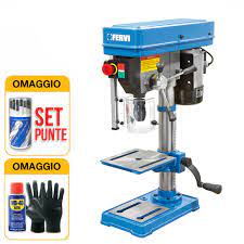 Trapani a colonna da banco: Trapano A Colonna Fervi 0011 Set Punte In Omaggio Miglior Prezzo Masterfer