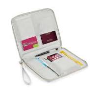 Bag Base BG756 - Eleganter Reiseorganizer aus Saffiano-Kunstleder - Schwarz  / Schwarz