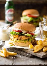 What makes this homemade chicken burger hot, juicy and flavourful? Chicken Burger Recipetin Eats