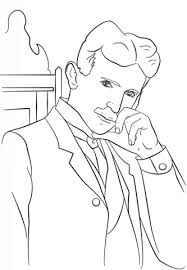 Nikola Tesla Coloring Page Nikola Tesla Coloring Pages Tesla