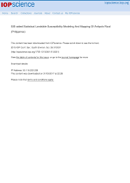 National shrine of our lady of gudalupe is less than 9 miles away. Pdf Gis Aided Statistical Landslide Susceptibility Modeling And Mapping Of Antipolo Rizal Philippines