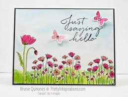 Cute, clever, cat and fish humorous hello, what ar…. Last Chance Items Just Saying Hello With Painted Poppies