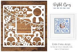 Download Koala Frame Design Graphic By Digital Gems Creative Fabrica SVG Cut Files
