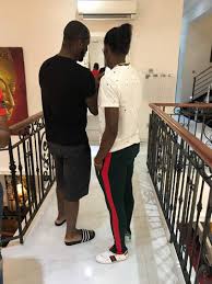 Recall that shatta bandle made a cameo appearance in okoye's music video for his latest single, audio the short man, however, made a stopover at okoye's mansion to pay him a courtesy visit. After Visiting Paul Asisat Also Stops By At Peter Okoye S Mansion In Lagos Photos