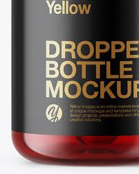 Download 5ml Red Glass Dropper Bottle In Bottle Mockups On Yellow Images Object Mockups PSD Mockup Templates
